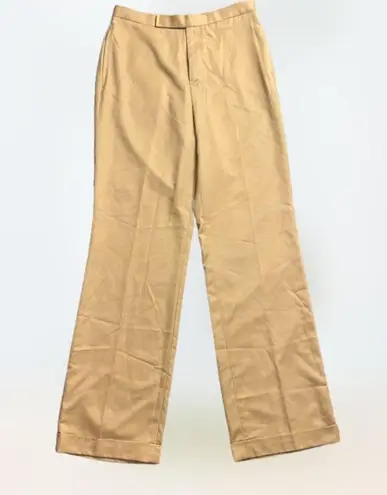 Ralph Lauren Women's RLX  Golf Wide Leg Tan Pants Blue Label Size 8