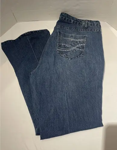 Salt Works New York City Medium Rise Bootcut Jeans. Size 18W Blue