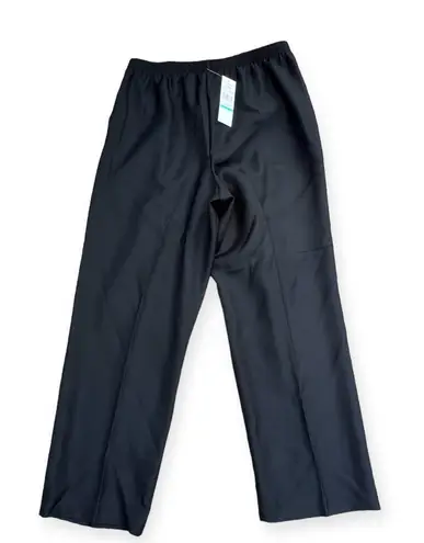 Alfred Dunner Black Size 16 Proportioned Medium Classic Elastic Waist Pants NWT - Image 1