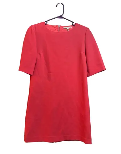Maje Shift Dress Short Sleeve Career Casual Party Dress Red Size 1 (US Small)