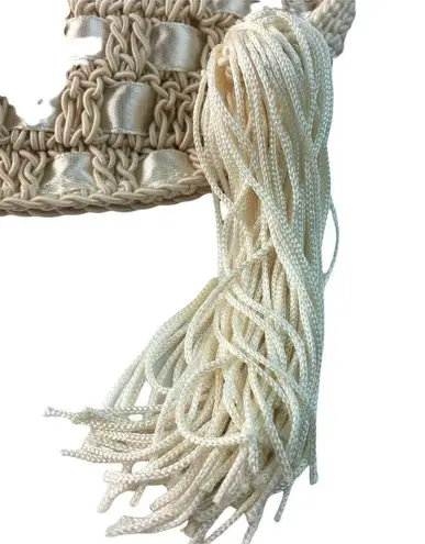 Kathy Ireland Knit Crossbody Purse Casual Handbag Woven with Keychain u