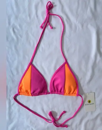 Body Glove NWT Dita Triangle Slider Bikini Top - Flamingo Pink - S