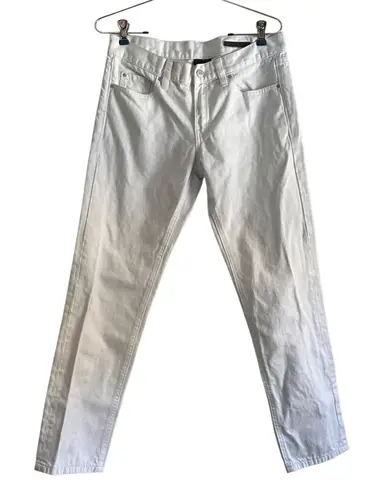 Club Monaco CLUB MONACO Straight Slim Leg Denim White Sz 27