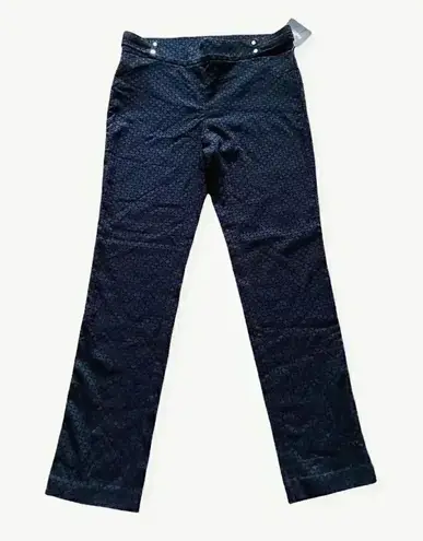 Rafaella Black Textured Women Dress Pants SZ 6