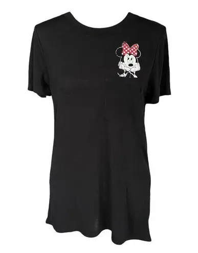 Modern Lux women's size small mini mouse black short sleeve crewneck t-shirt