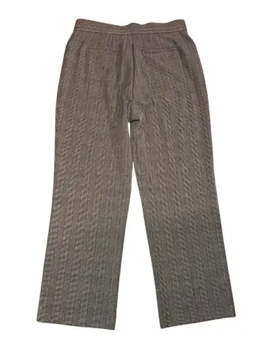 kim rogers High Waisted Classic Tweed Trouser Pants Size 14