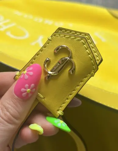 Jimmy Choo J immy Choo Nine2Five Logo Malibu Toweling East-West Tote Bag