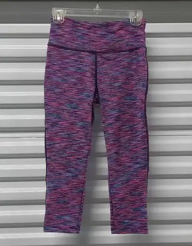 vogo athletica Leggings Women's Size Small Pink Stripe Stretch Capri
