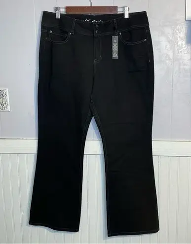 Victoria's Secret  black jeans, VS hipster jeans, vintage 1990s Deadstock size 16