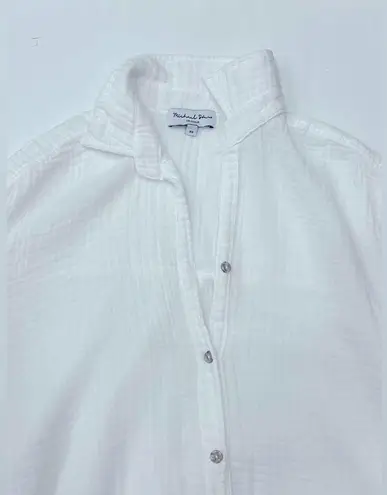 Michael Stars Leo Gauze Button Down Shirt, size XS