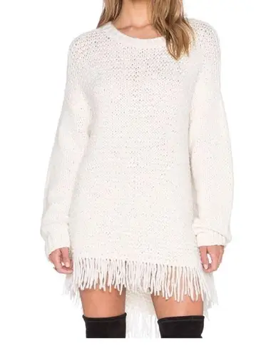 Elizabeth and James black fringe sweater/dress
