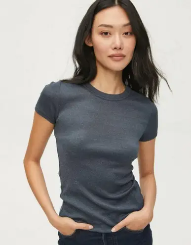 Michael Stars ππ Fallon Shine Tee ~ Dark Gray Size NWOT