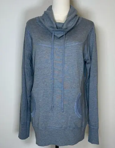 Akini Wool Blend Pullover Drawstring Cowl Neck Oversized Fit Women’s Size XL