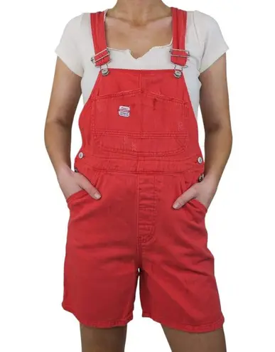 Vintage 90s Union Bay Red Overall Shorts