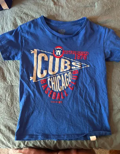 Team Athletics Cubs baseball baby tee 