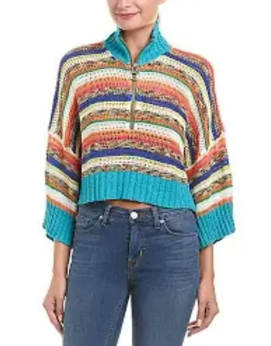 Free People  Make Me Happy Cropped Sweater XS