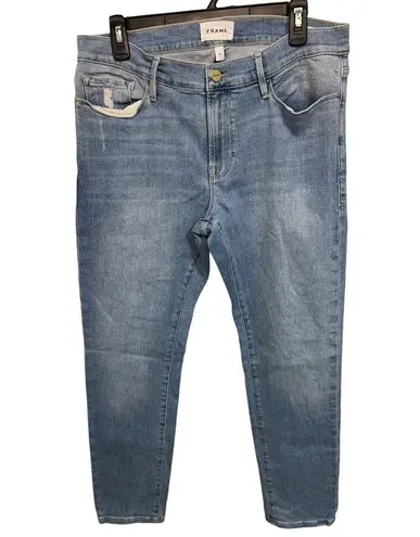 Frame Womens Light Wash Denim Jeans Size 30