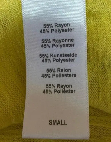 Project Social T Loves Urban Outfitters Yellow Scoop Neck Boxy Tank Top Size S