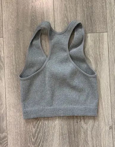 Grey cropped Tanktop Gray