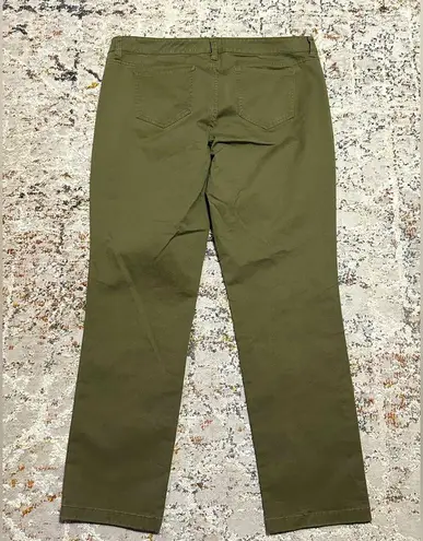 Brooks Brothers  Natalie fit khaki casual chino pants size 12 olive green