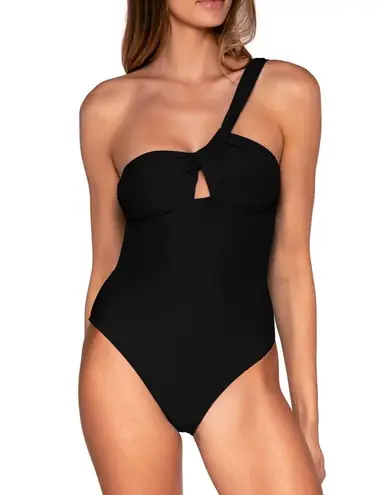 NWT Sunsets Ginger One Piece Bikini Black
