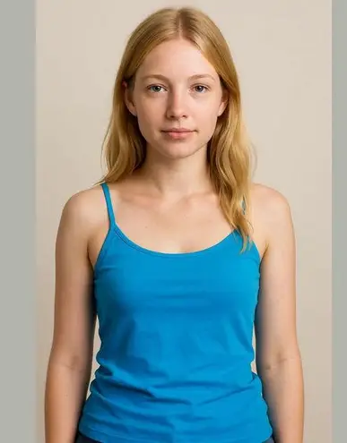 Grans Blue Convertible Strap Tank Top