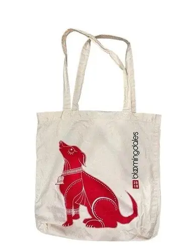 Bloomingdales lunar new year year of the dog 2018 canvas tote edition