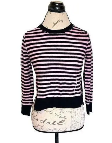 Sonia By Sonia Rykiel Sweater Sz Medium Striped Preppy Skater E Girl Punk Wool Multiple