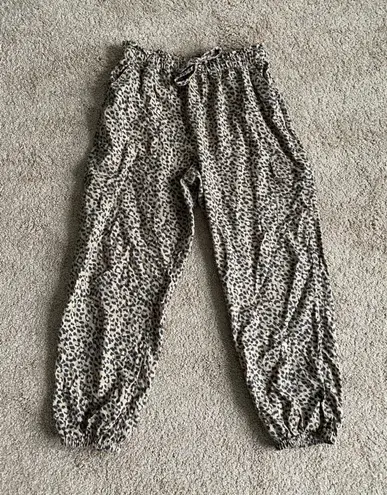 Aerie cheetah joggers sale