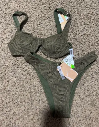 Berlook matching set Green