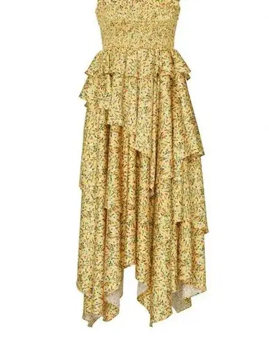 RTR Petersyn Alcott Yellow Midi Dress size XL