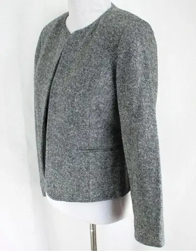 Orvis Vintage Wool Blazer Jacket 14P Navy White Tweed