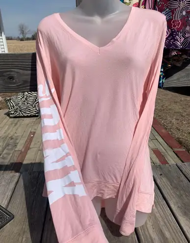 PINK - Victoria's Secret Victoria’s Secret PINK Baby pink long sleeve 