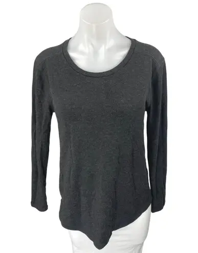 J.Crew Women's Black Crewneck Long Sleeve Pullover Knit Sweatshirt Sweater Top M Gray Size M