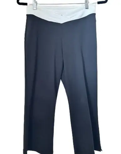 Otomix Leggings Womens Black Capri Gym Y2K Yoga Pant Logo Casual Low Rise Lg