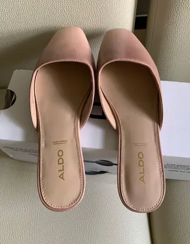 ALDO alyssaa faux leather slip on mules