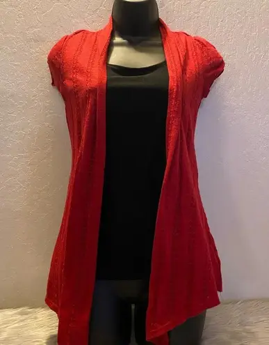 Heart soul Red & Black Tank Top with Light Over Sweater