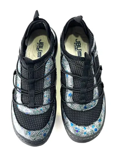 Jambu JBU by Women's Slip-On Shoes Brandi Multi Blue Floral Size 9.5 Casual