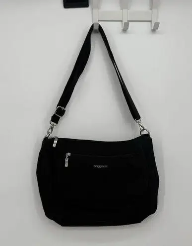 Baggallini Baggalini Black Everywhere Messenger Bag Purse Travel Nylon