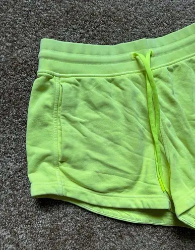 Lululemon  Inner Glow High-Rise Short 3" Neon Garment Dye Solid Highlight