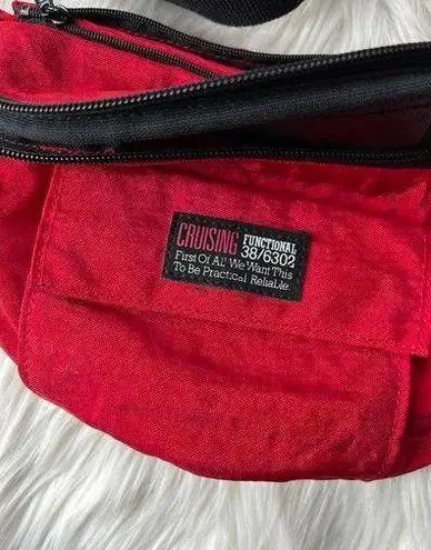 Cruising Functional Red Fanny Pack