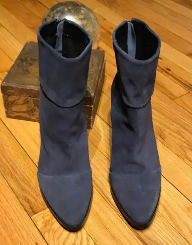 Kelsi Dagger Ankle Booties Patchwork Chunky Block Stack Pointed Boho Western Fall Winter Moto  Anthropologie