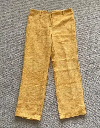 J. McLaughlin NEW Keller Relaxed Fit Clasp Fly Pant Trousers Marigold Size 4 NWT - Image 1