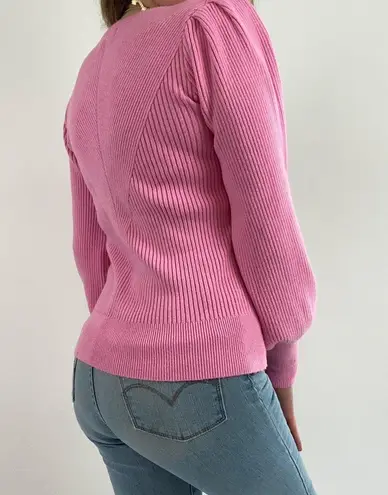 Bubblegum Pink Merci Ribbed Sweater Size M