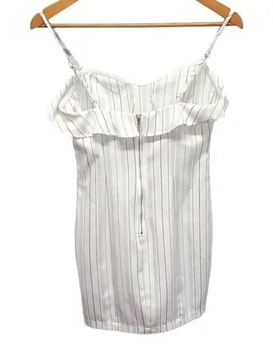 Lush Clothing Lush Corset White Stripped Dress size Small