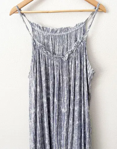 TAYLOR GRACE | Periwinkle Lavender Maxi Ruffle Dress High Neck Cream | Large Purple