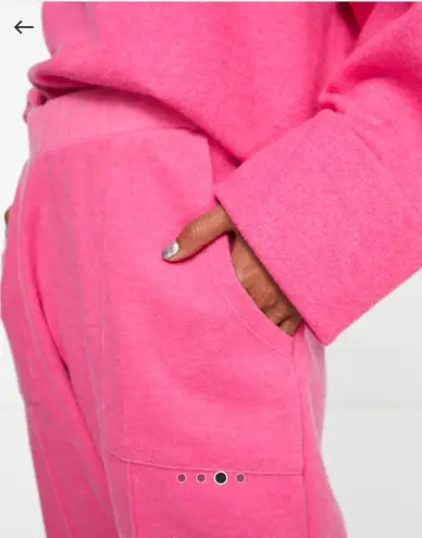 Free People Hot Pink Matching Sweat Set 