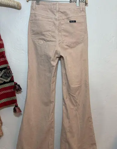 Rolla's EASTCOASTST FLARE BALLET PINK CORDUROY SZ 27 WORN ONCE