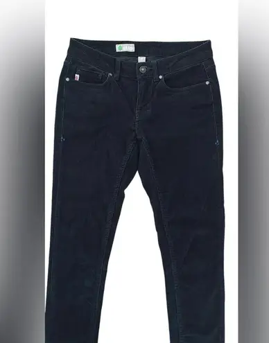 Stio Women's Rivet Cord Navy Blue Organic Cotton 5 Pocket Corduroy Pants Size 4