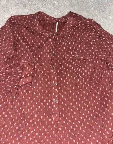 Free People free‎ people tunic button front oversized small